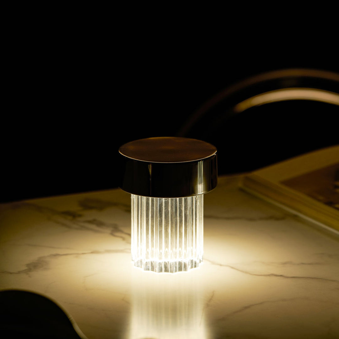 Trådlös Kristall Tumbler Lampa