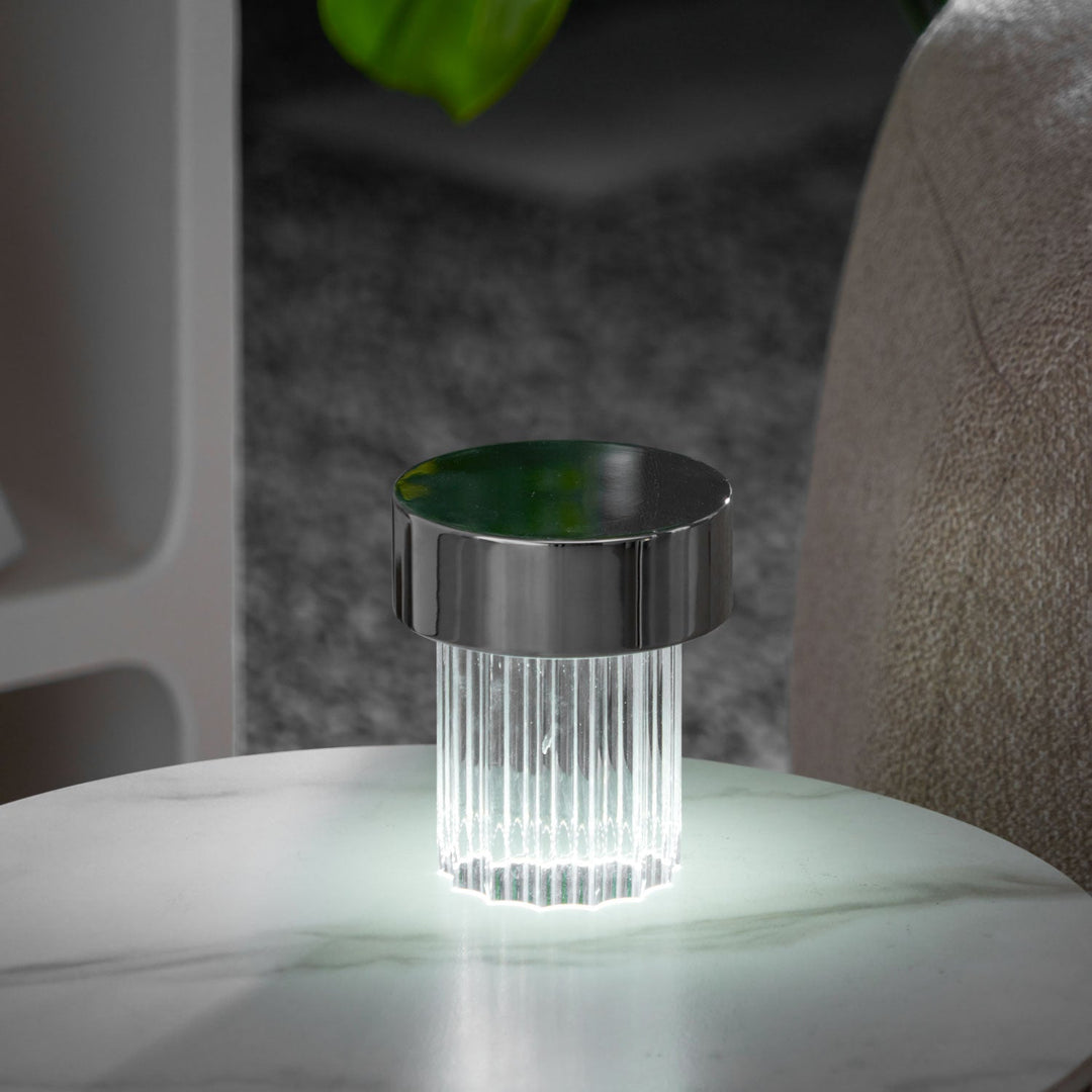 Trådlös Kristall Tumbler Lampa