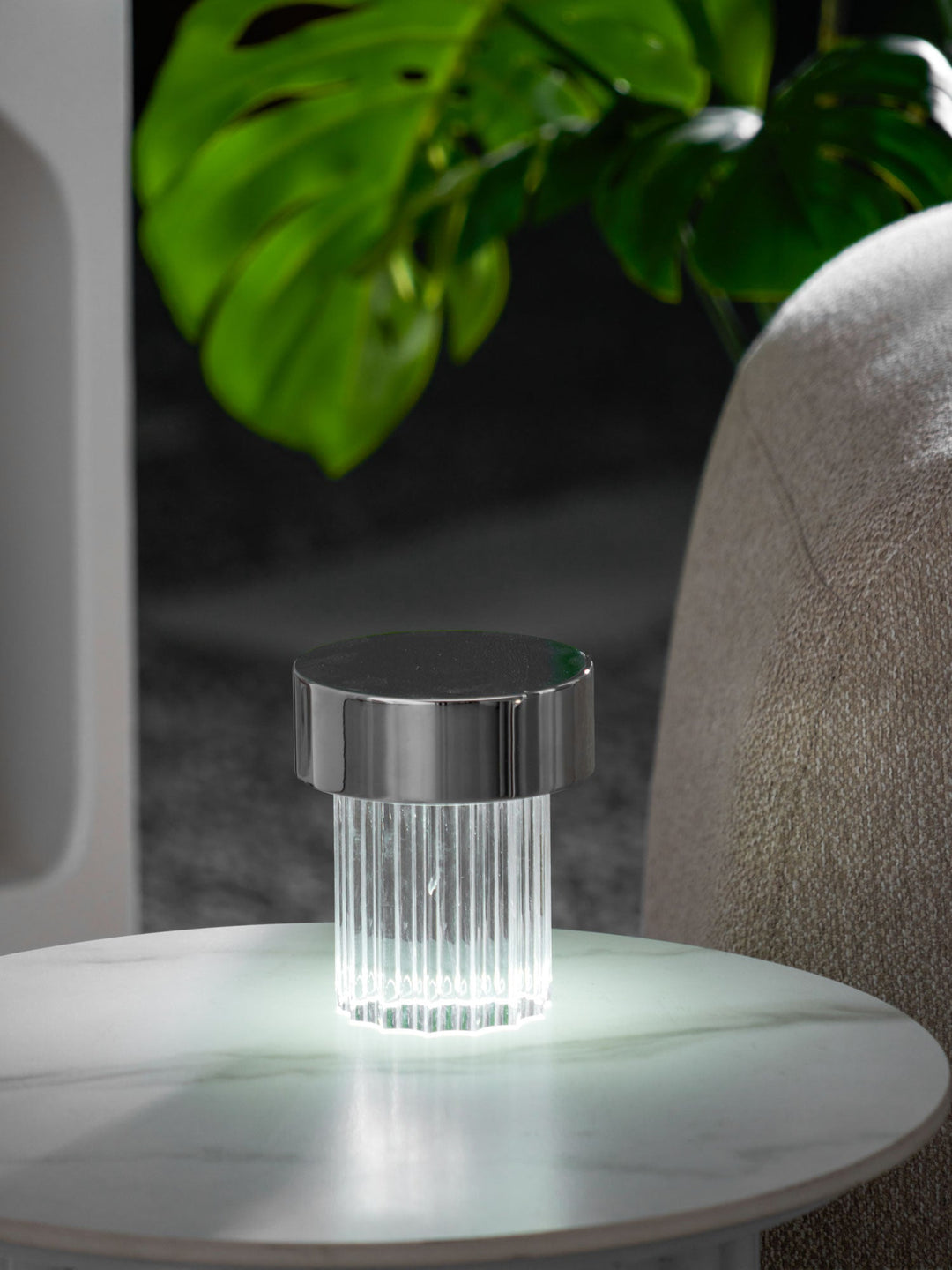 Trådlös Kristall Tumbler Lampa