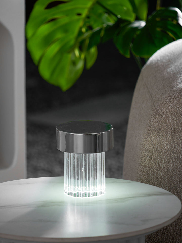 Trådlös Kristall Tumbler Lampa