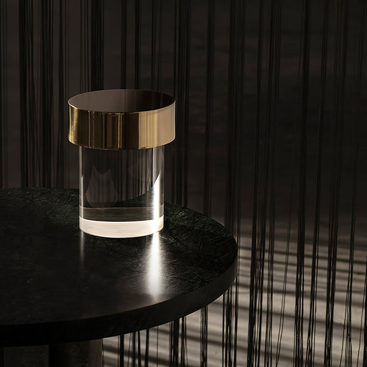 Trådlös Kristall Tumbler Lampa