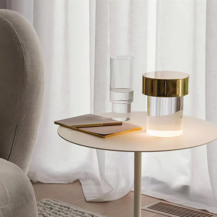 Trådlös Kristall Tumbler Lampa