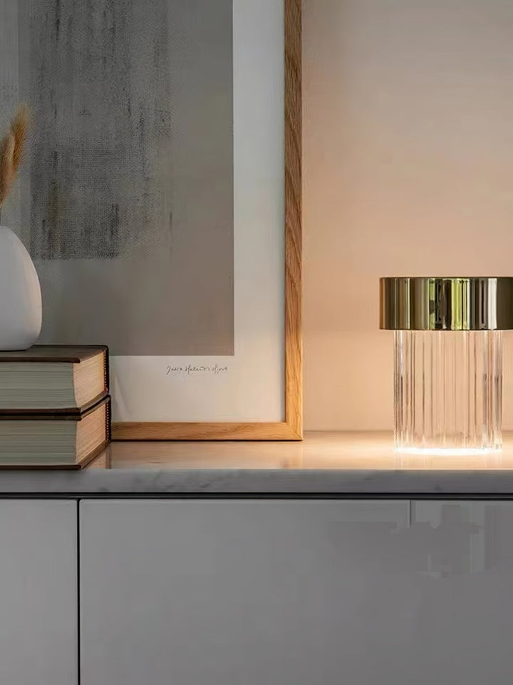 Trådlös Kristall Tumbler Lampa