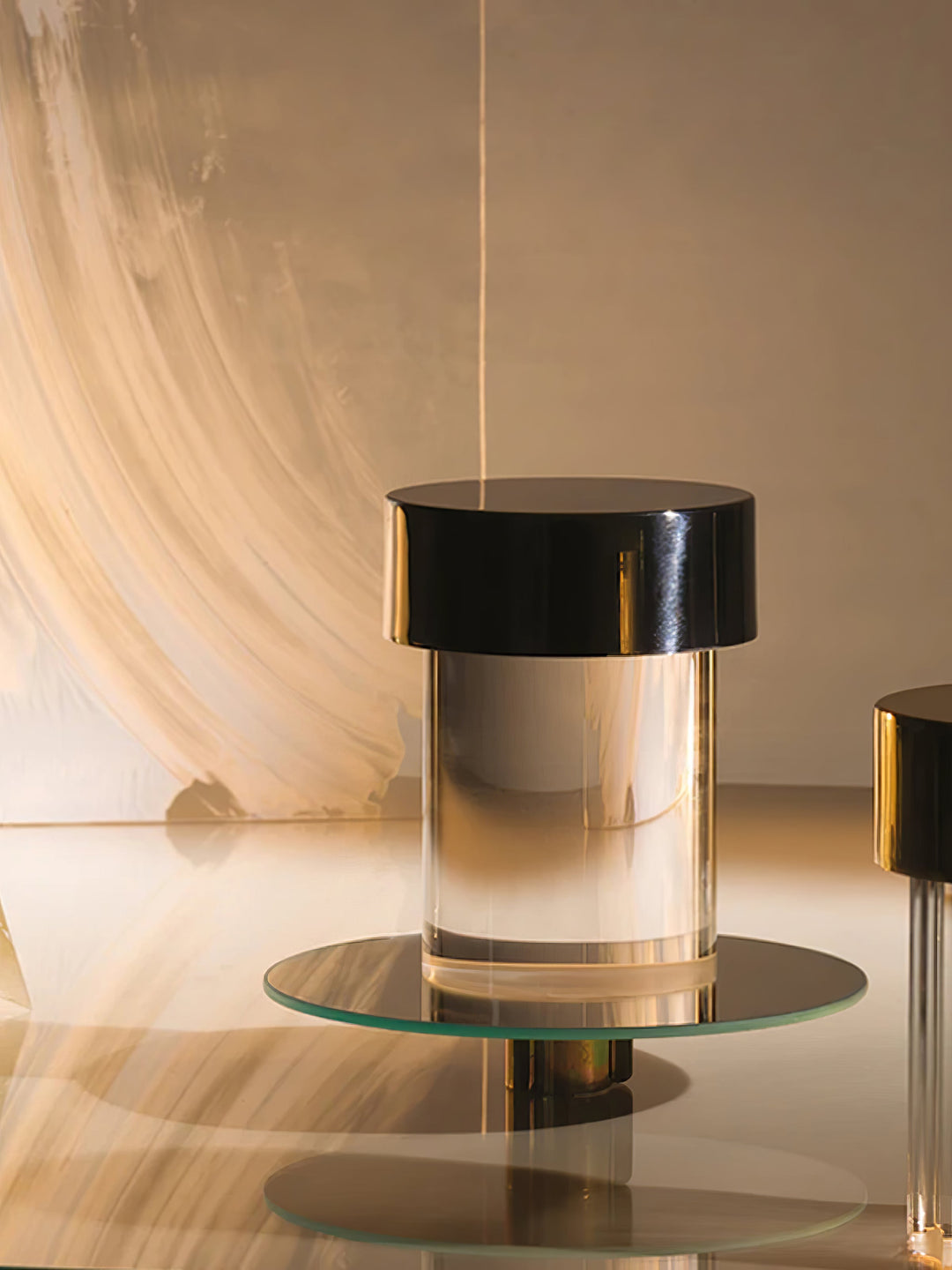 Trådlös Kristall Tumbler Lampa