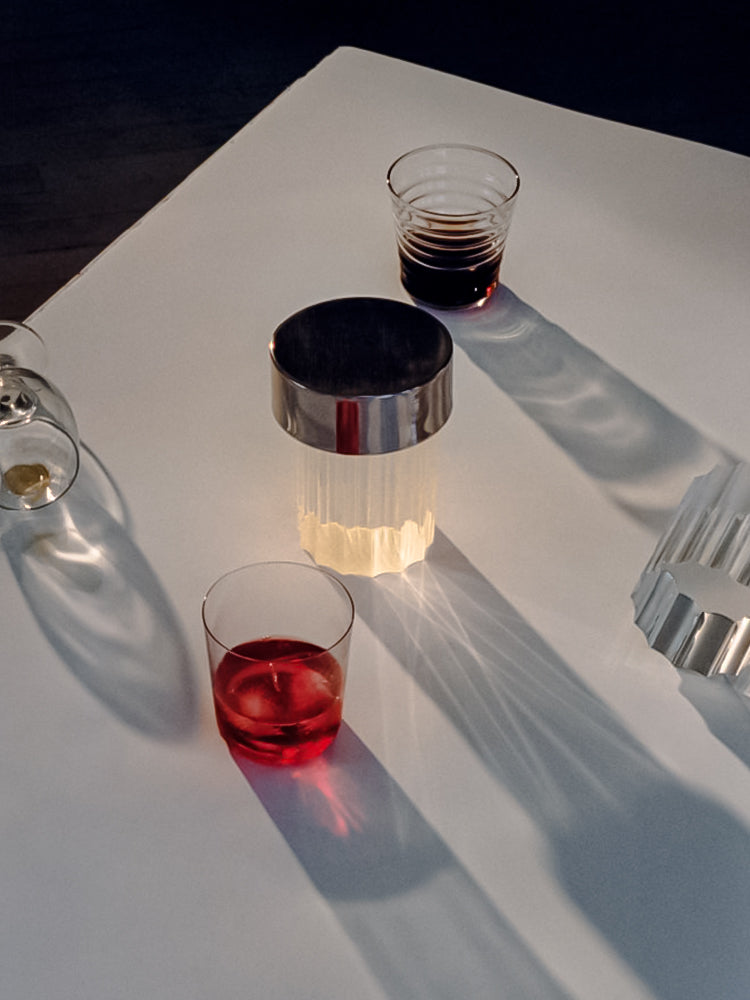 Trådlös Kristall Tumbler Lampa