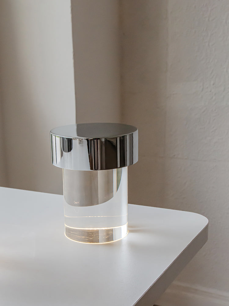 Trådlös Kristall Tumbler Lampa