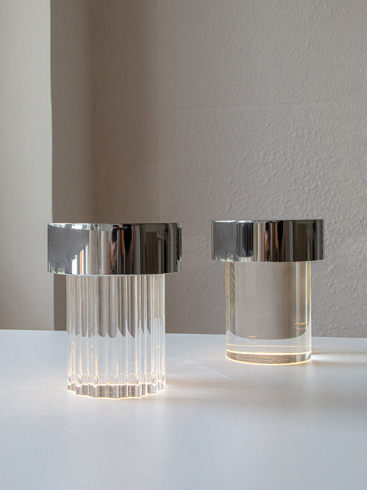 Trådlös Kristall Tumbler Lampa