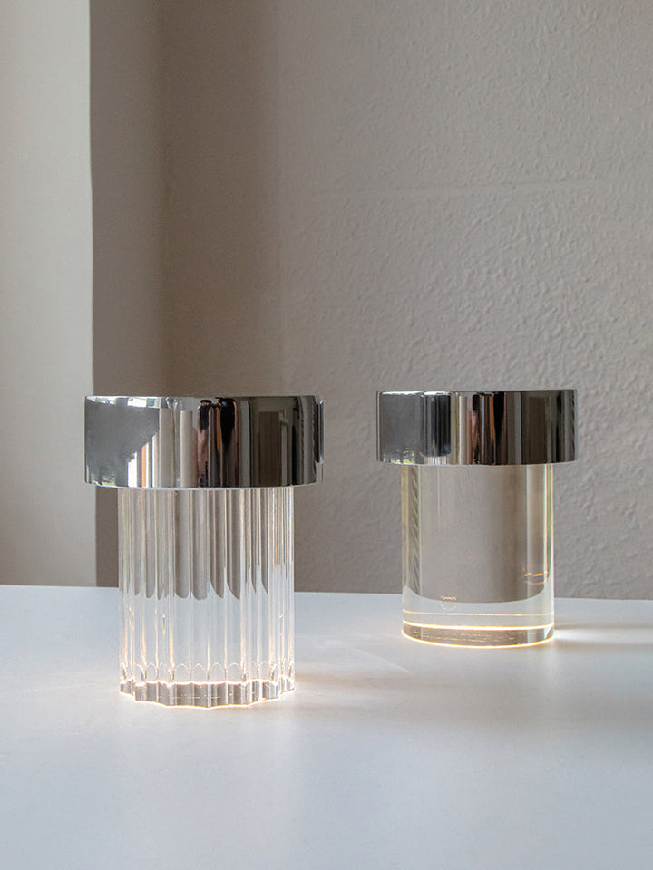 Trådlös Kristall Tumbler Lampa