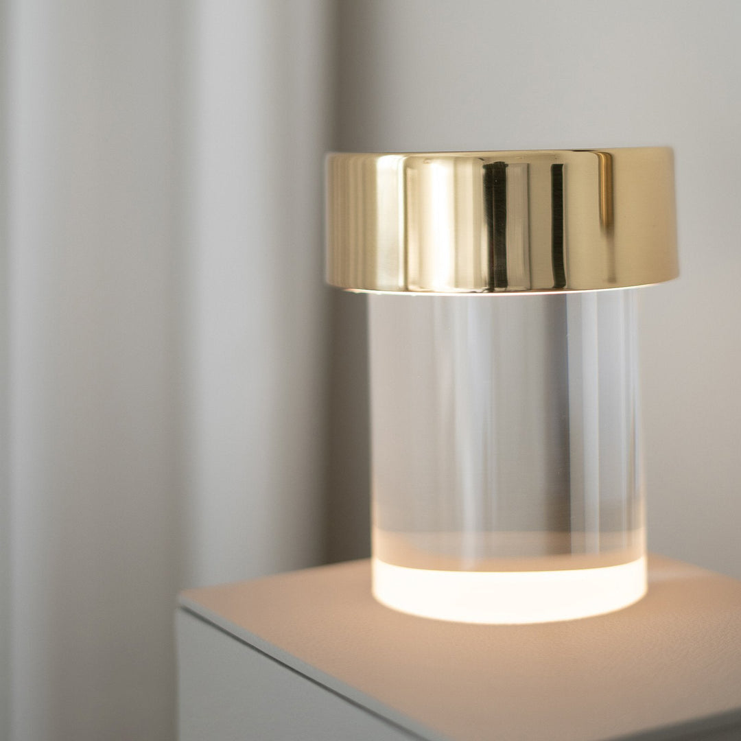 Trådlös Kristall Tumbler Lampa