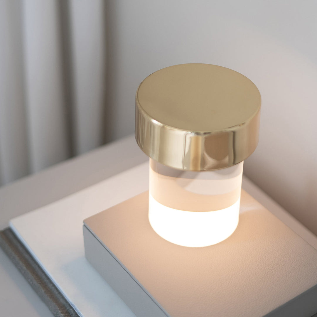 Trådlös Kristall Tumbler Lampa
