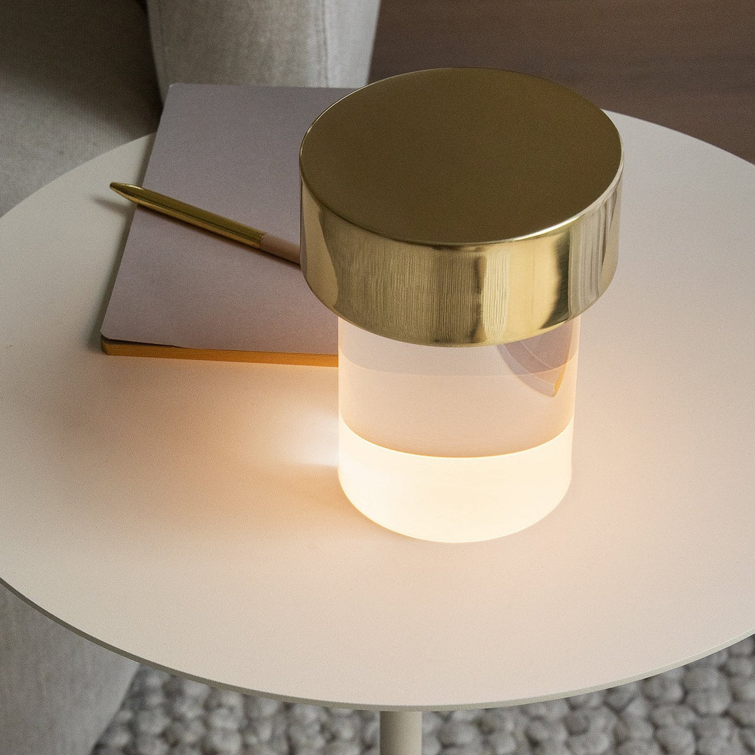 Trådlös Kristall Tumbler Lampa