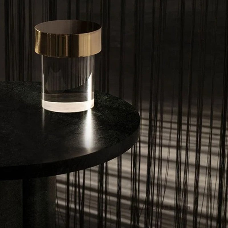 Trådlös Kristall Tumbler Lampa