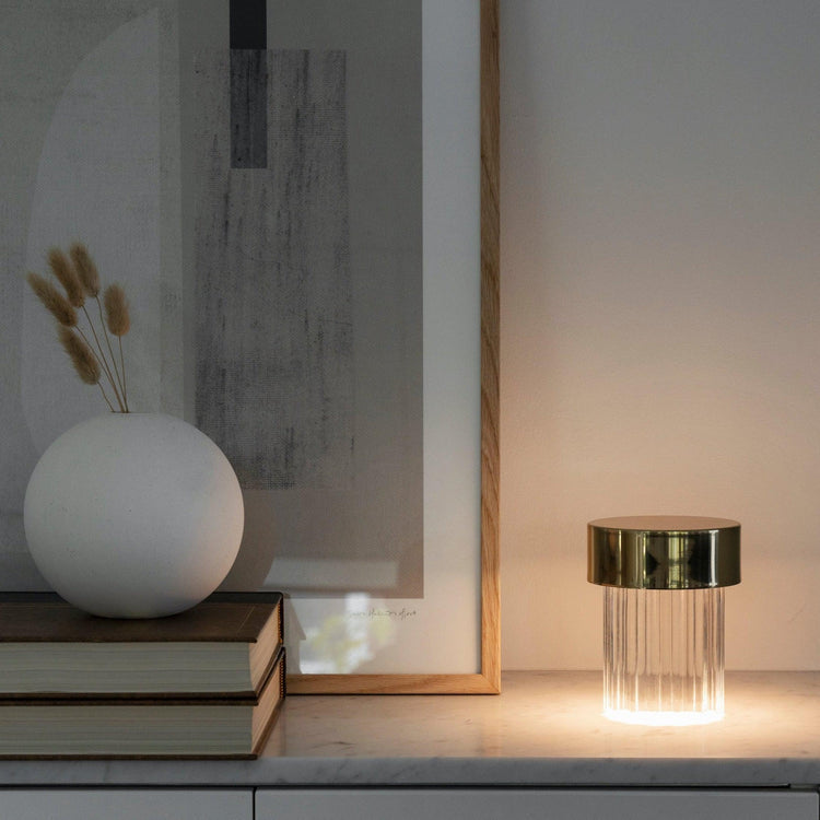 Trådlös Kristall Tumbler Lampa