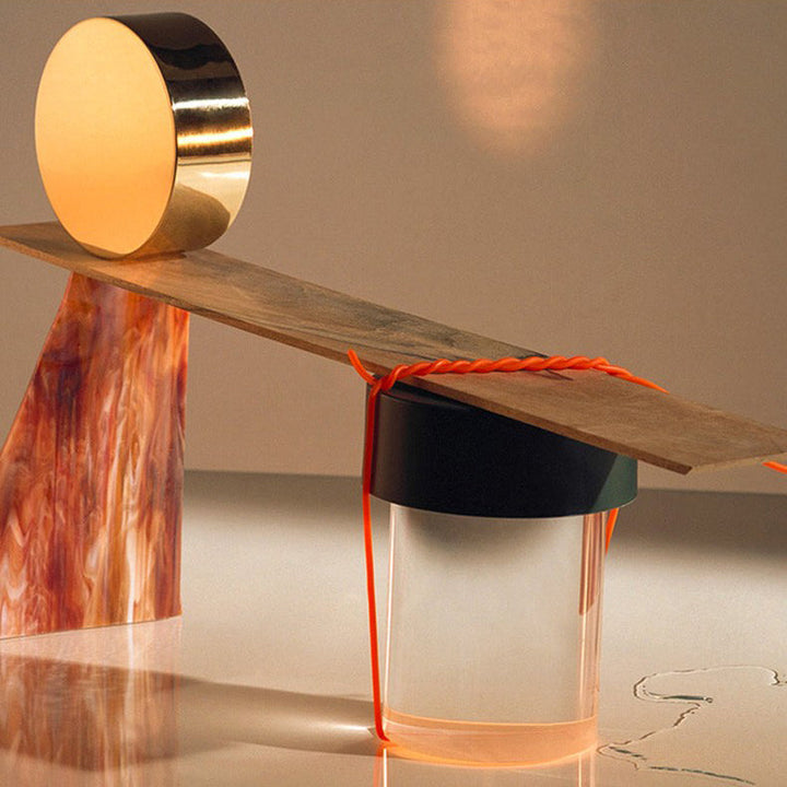 Trådlös Kristall Tumbler Lampa