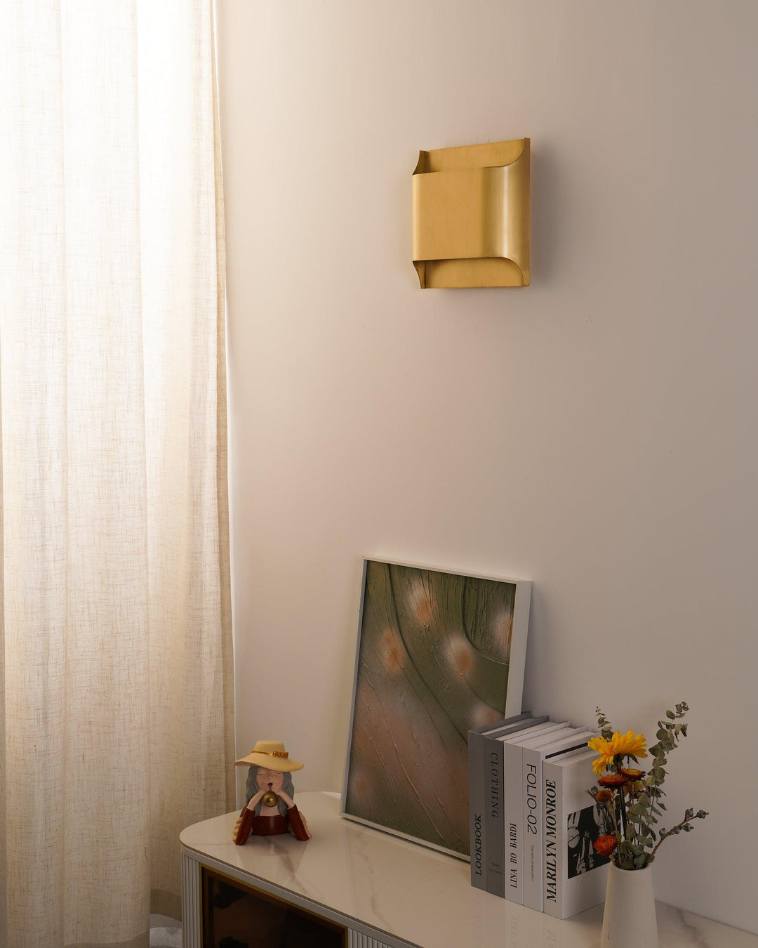 Leclerc Vägglampa i Mässing