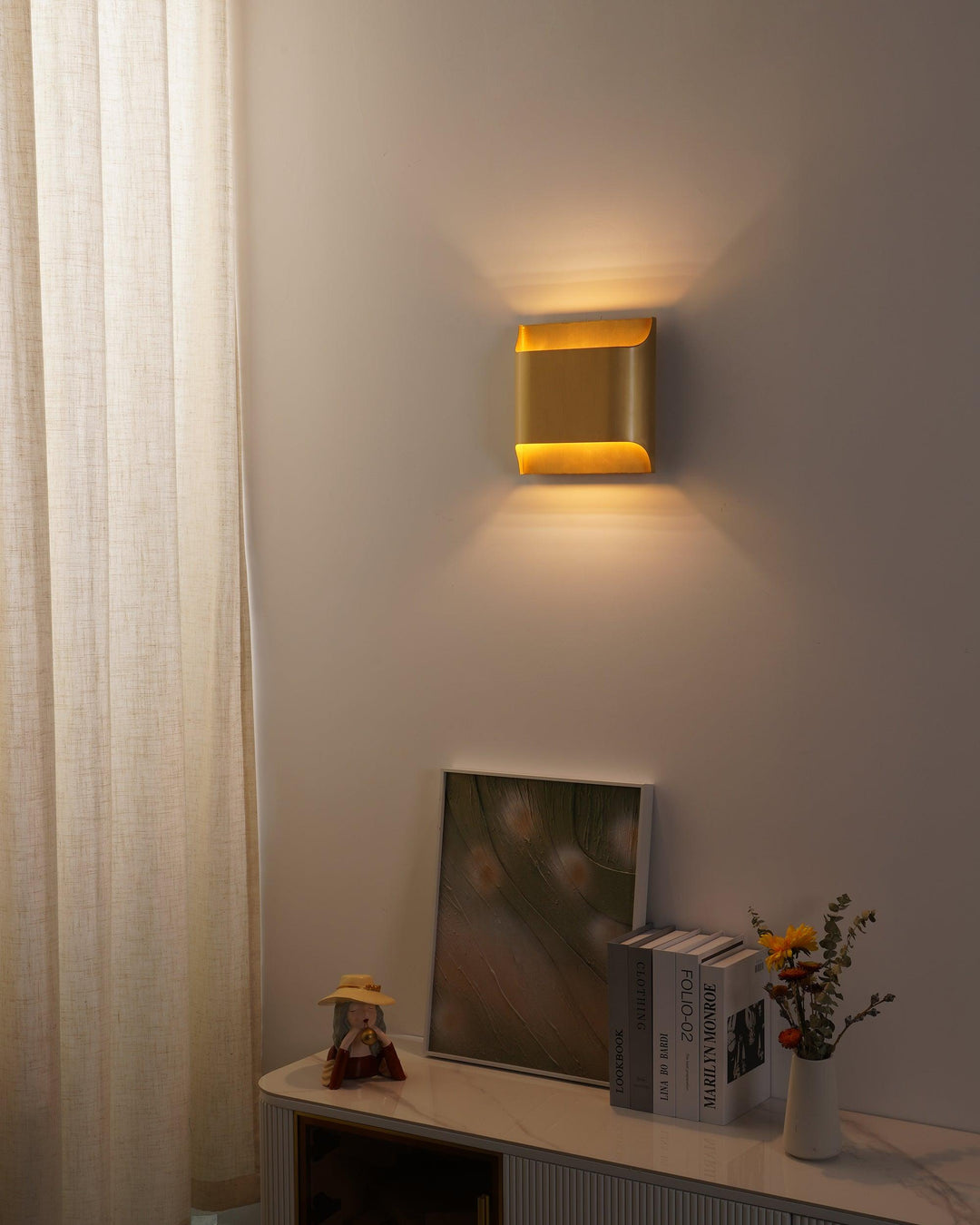 Leclerc Vägglampa i Mässing