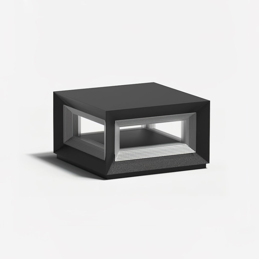 Ljus Kub Utomhus Postlampa