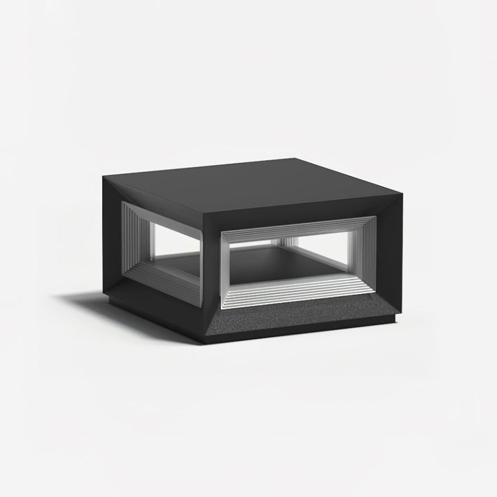 Ljus Kub Utomhus Postlampa
