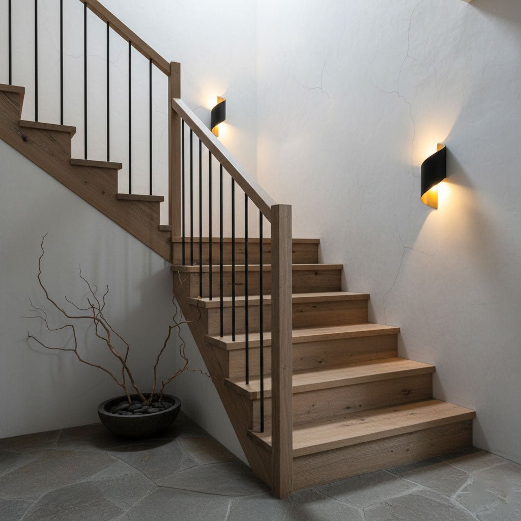 Lila Vägglampa