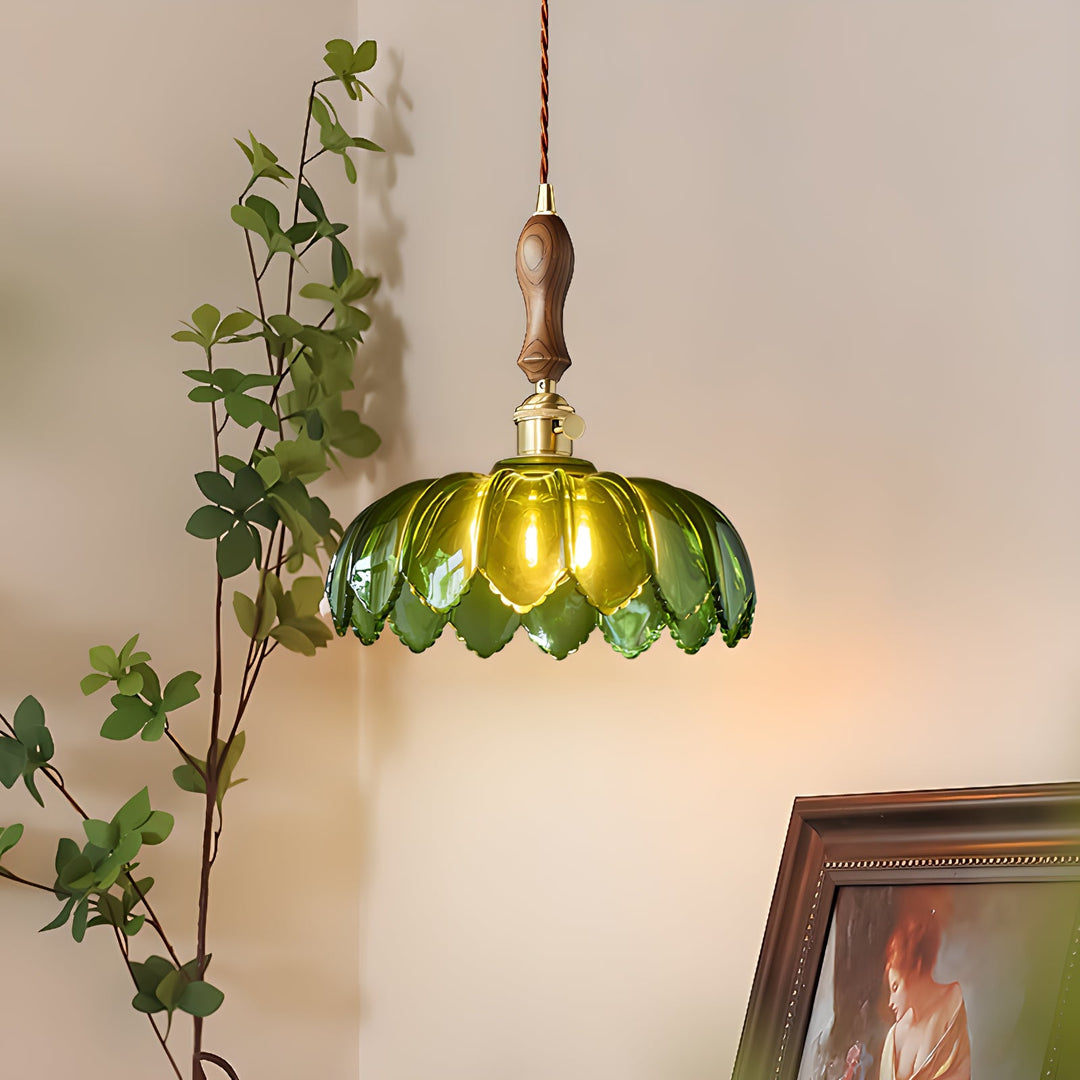 Lila Petal Pendellampa