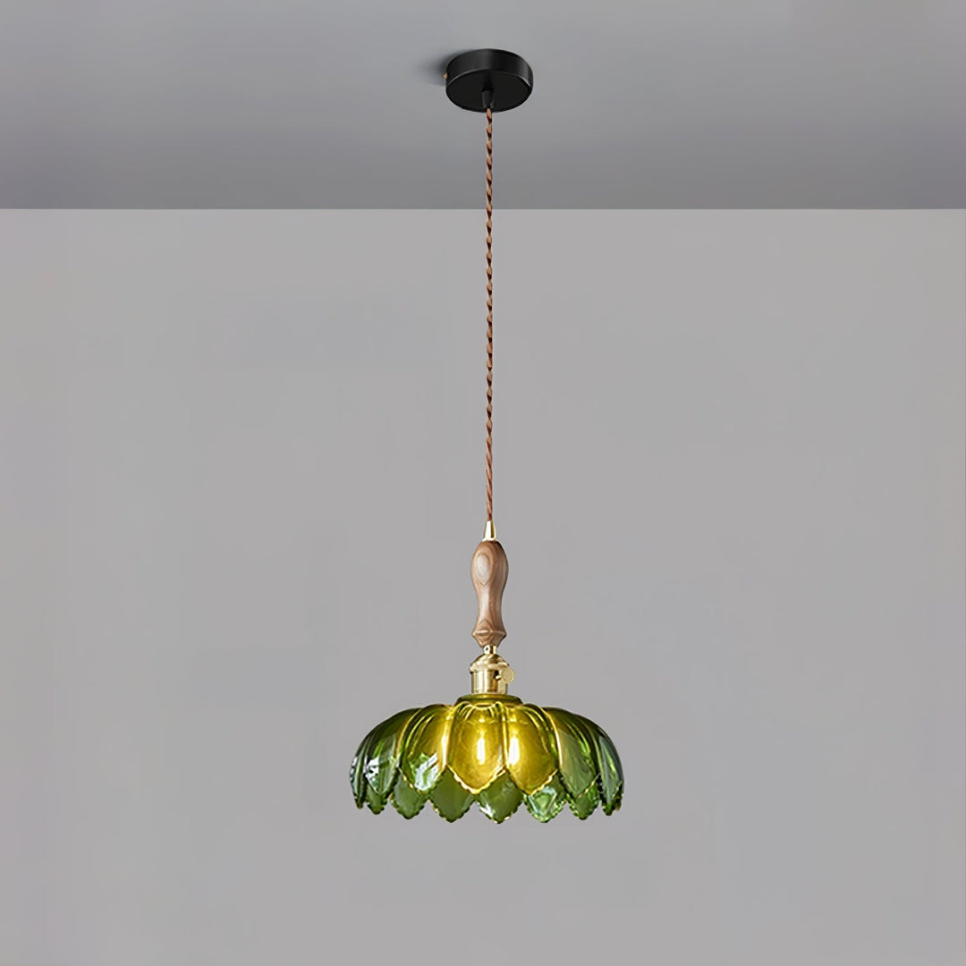 Lila Petal Pendellampa