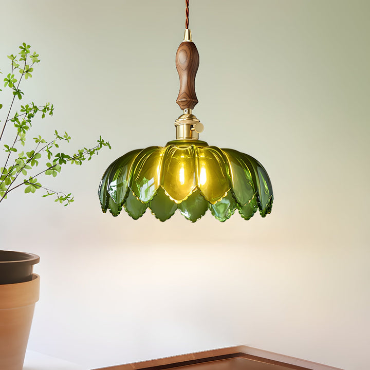 Lila Petal Pendellampa
