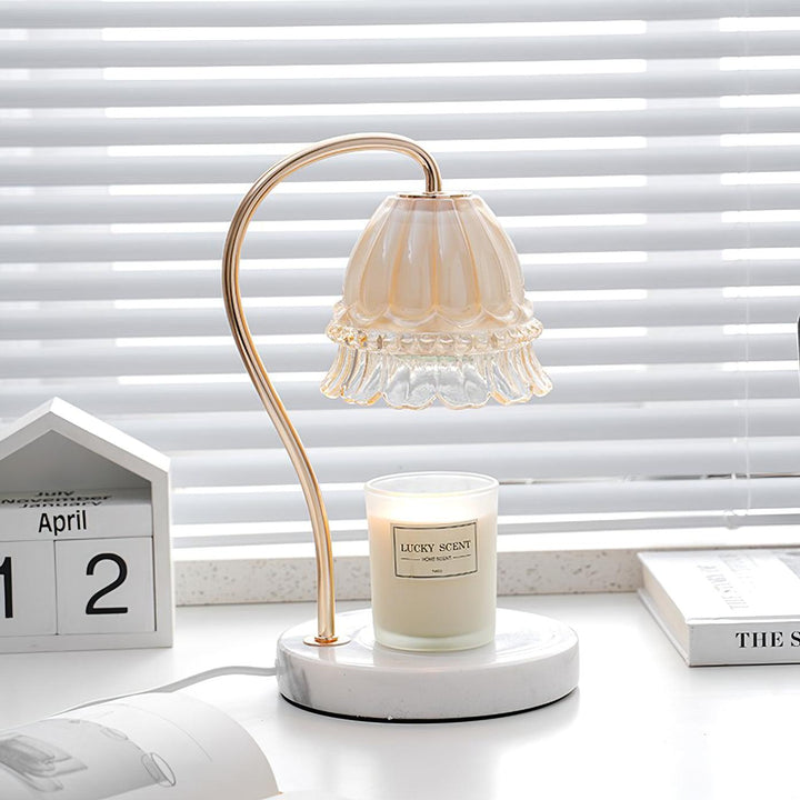 Lily Marmor Värmare Bordslampa