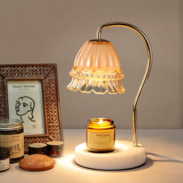 Lily Marmor Värmare Bordslampa