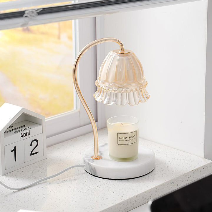 Lily Marmor Värmare Bordslampa