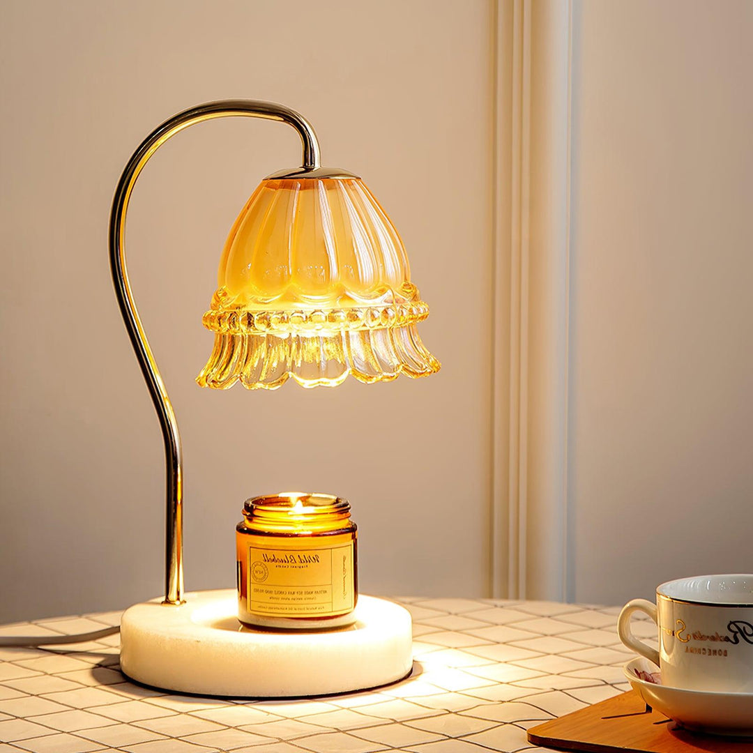 Lily Marmor Värmare Bordslampa