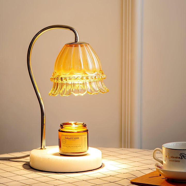 Lily Marmor Värmare Bordslampa