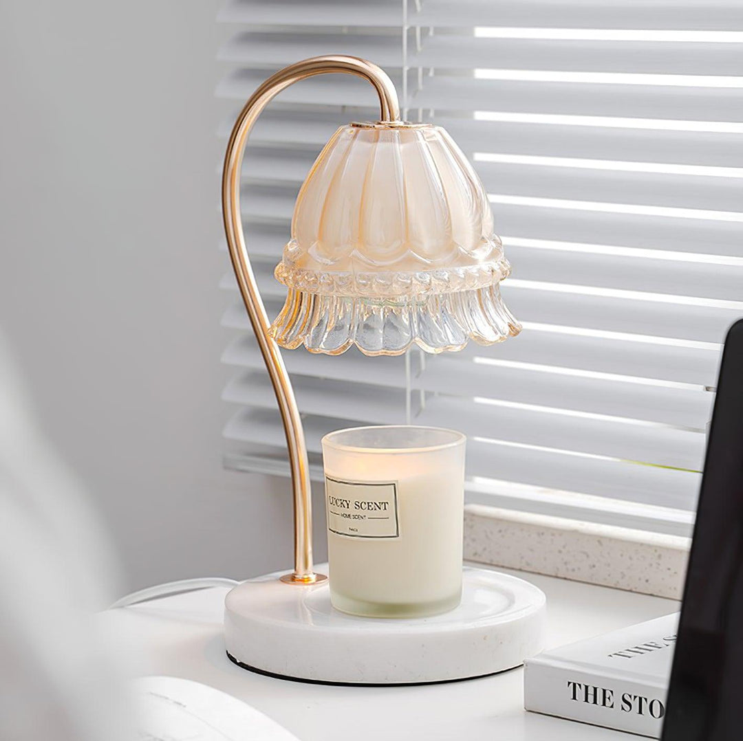 Lily Marmor Värmare Bordslampa