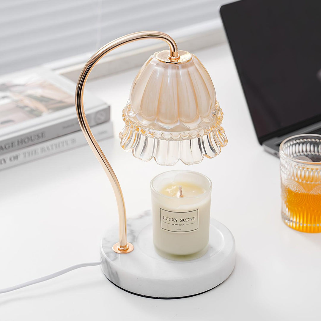 Lily Marmor Värmare Bordslampa