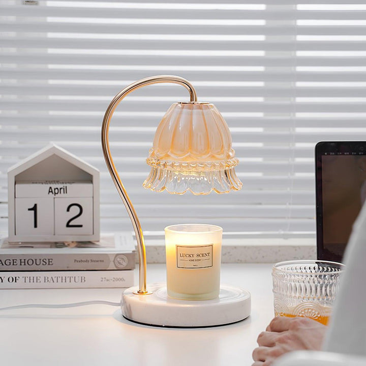 Lily Marmor Värmare Bordslampa
