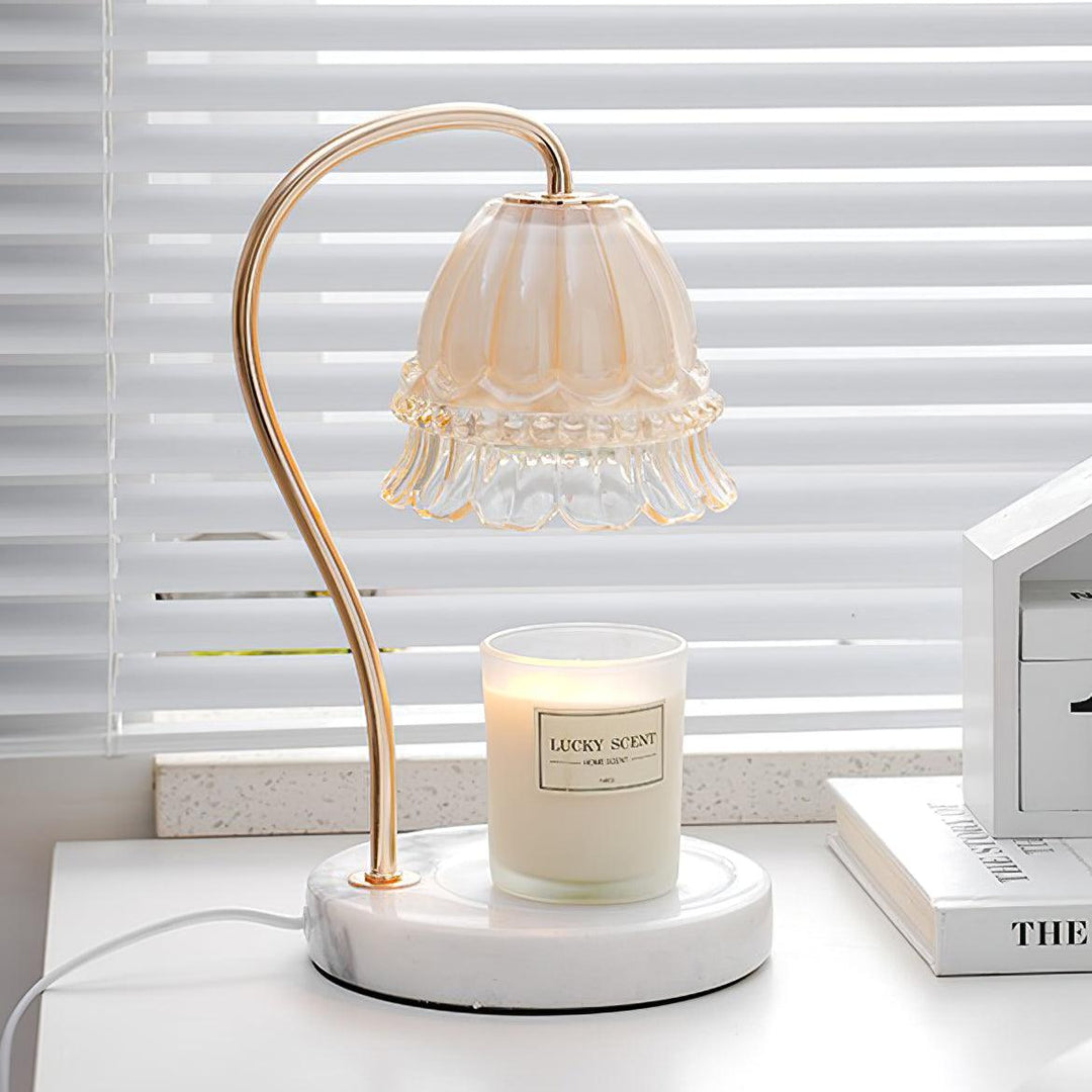 Lily Marmor Värmare Bordslampa