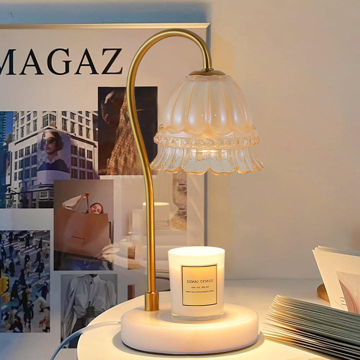 Lily Marmor Värmare Bordslampa