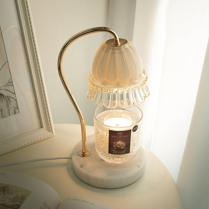 Lily Marmor Värmare Bordslampa