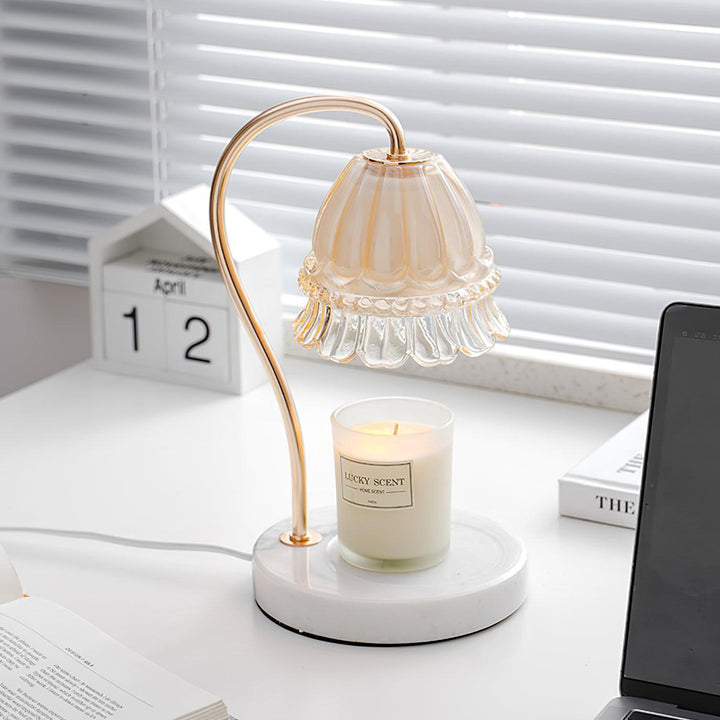 Lily Marmor Värmare Bordslampa
