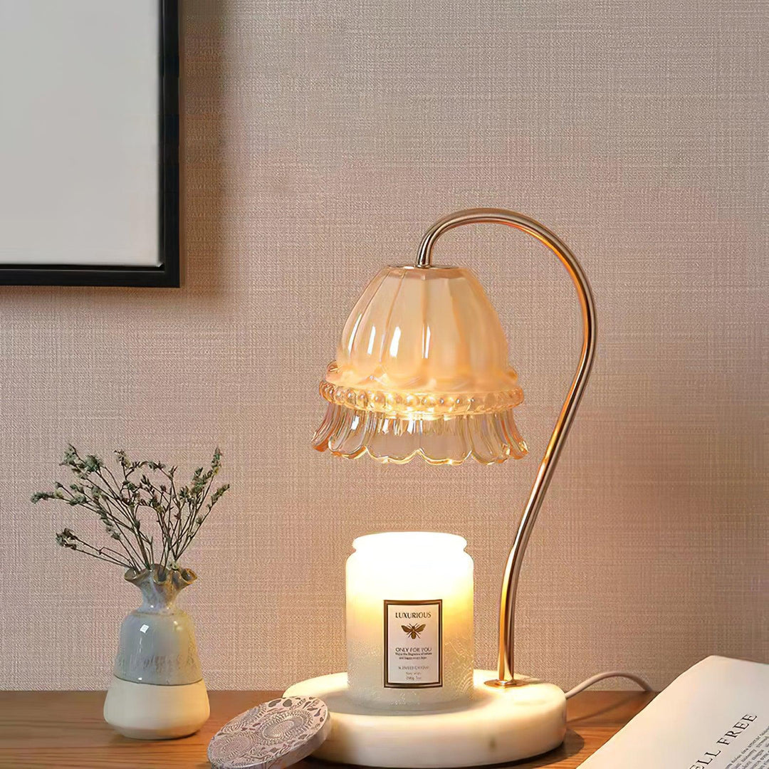 Lily Marmor Värmare Bordslampa