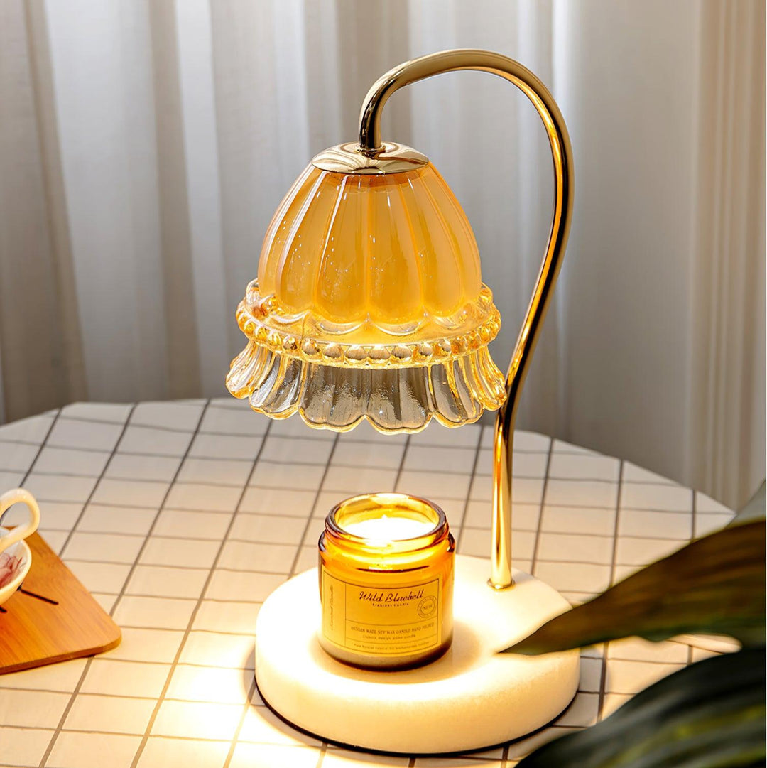 Lily Marmor Värmare Bordslampa