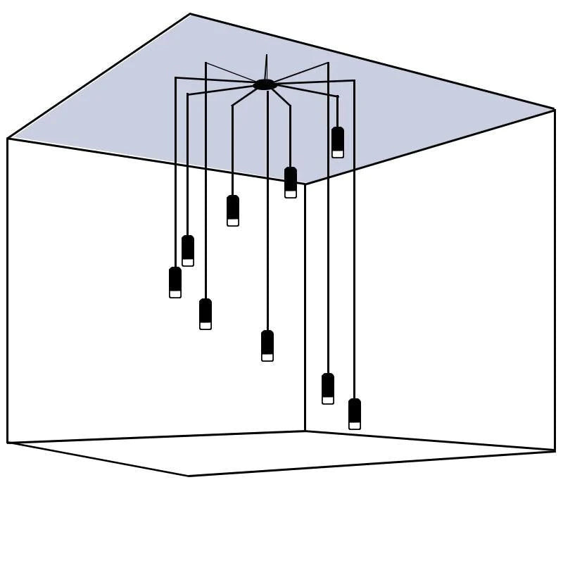 Line Form Pendellampa