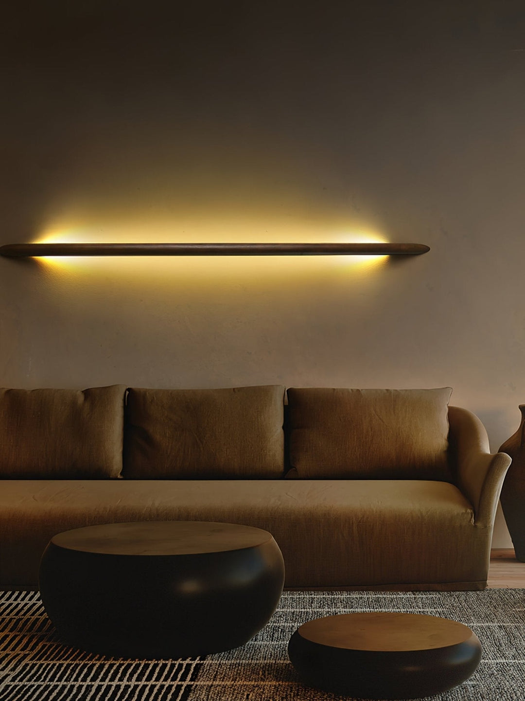Linea Trä Vägglampa