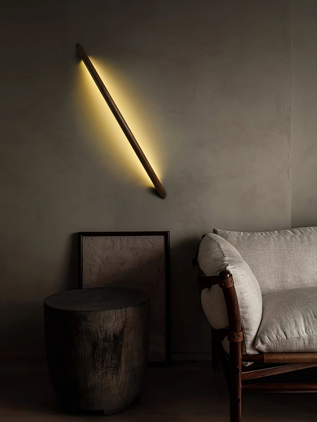 Linea Trä Vägglampa