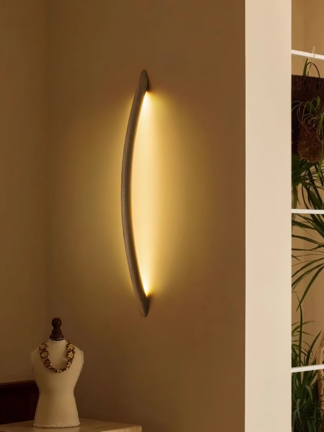 Linea Trä Vägglampa