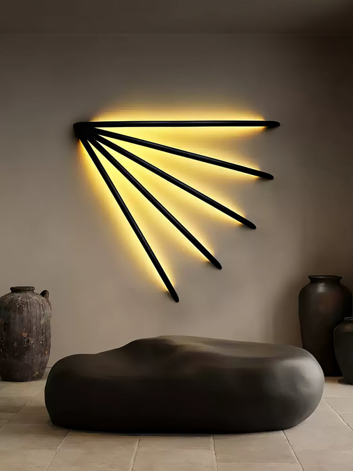 Linea Trä Vägglampa