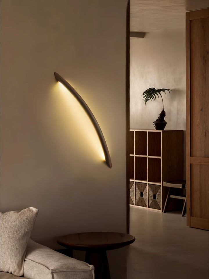 Linea Trä Vägglampa