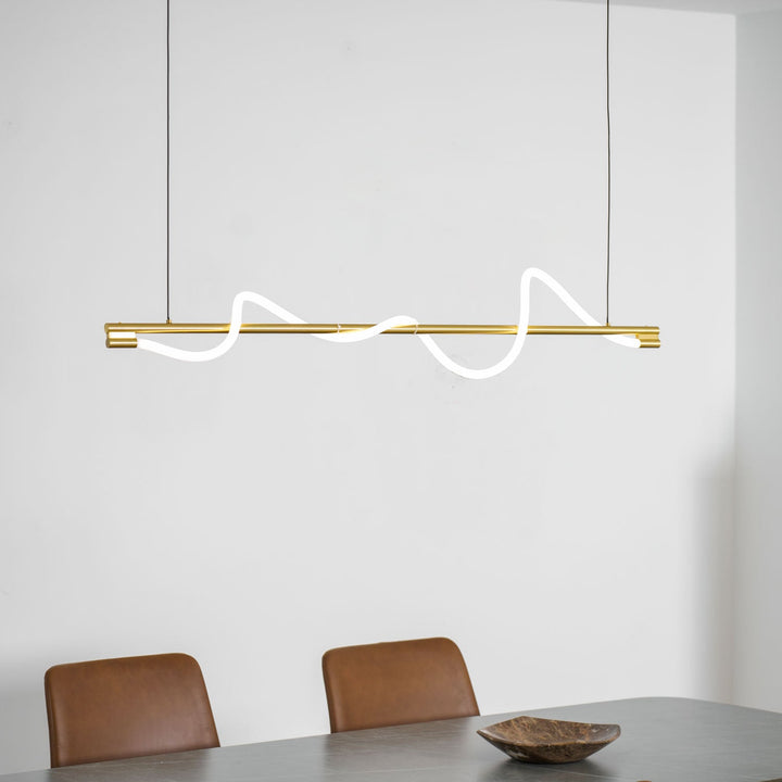 Linjära Kurva Ö-lampa