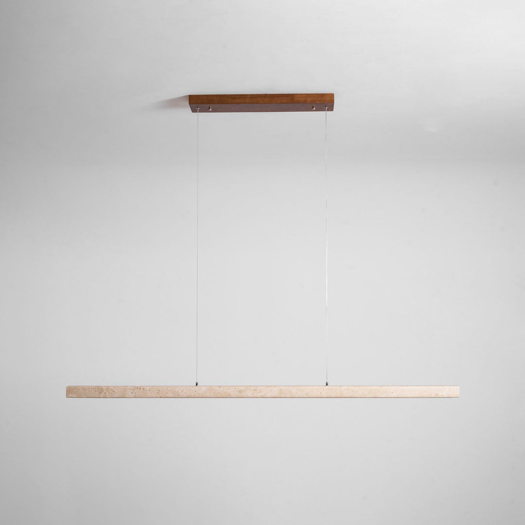 Linear Travertine Pendant Lamp