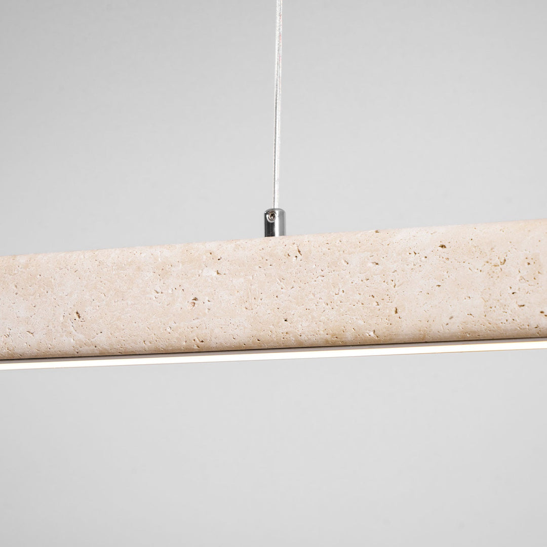 Linear Travertine Pendant Lamp