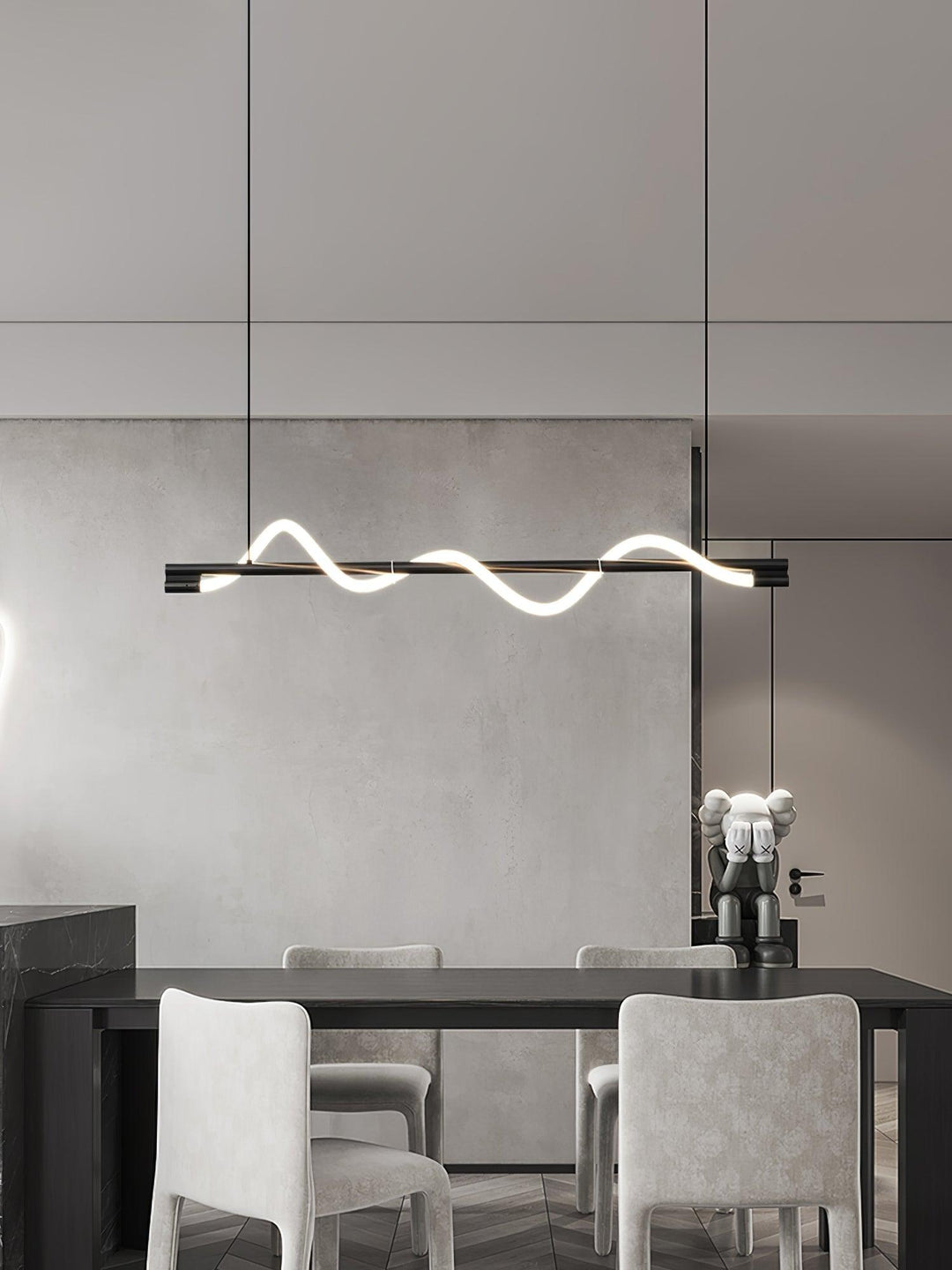 Linjära Kurva Ö-lampa